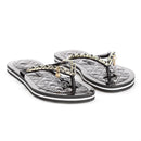 Chinelo Flip Flop Verniz Black