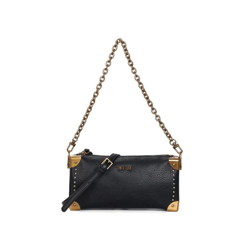 Bolsa Pequena Floater Preta Alça De Ombro