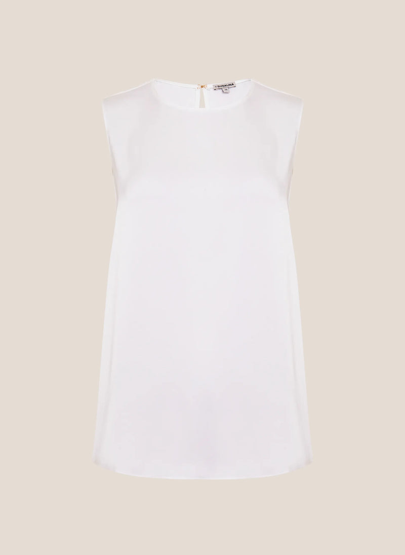 Blusa Reta Sem Manga Aline Dudalina Feminina