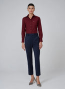 Camisa Luxury Cetim de Algodão Lisa Dudalina Feminina