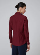 Camisa Luxury Cetim de Algodão Lisa Dudalina Feminina