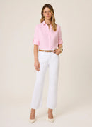 Camisa Regular Fit Linho Color Dudalina