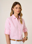 Camisa Regular Fit Linho Color Dudalina