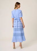 Vestido Midi Renda Michelle Dudalina Feminino