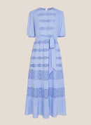 Vestido Midi Renda Michelle Dudalina Feminino