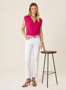 Polo Tricot Regata Gisele Dudalina Feminina