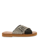 Rasteira Napa Soft Tiras Cruzadas Preto