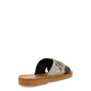 Rasteira Napa Soft Tiras Cruzadas Preto