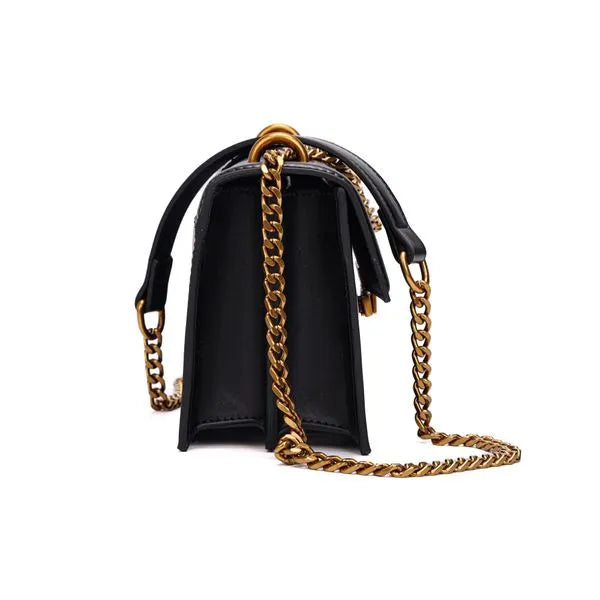 Bolsa Soft Preta Alça Transversal