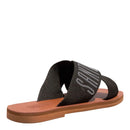 Rasteira Gorgurão Preto