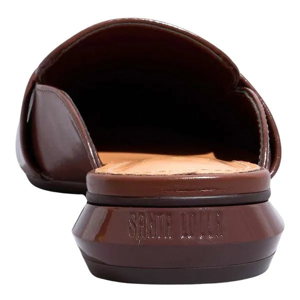 Mule Napa Madri Bico Fino Marrom Siberia