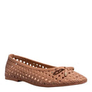 Sapatilha Couro Tressê Marrom Claro