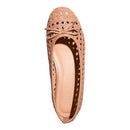 Sapatilha Couro Tressê Marrom Claro