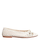 Sapatilha Couro Tressê New Marfim