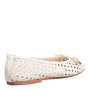 Sapatilha Couro Tressê New Marfim