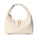 Bolsa Hobo Soft Off White Alça De Ombro
