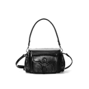 Bolsa Rústica Preta Alça De Ombro