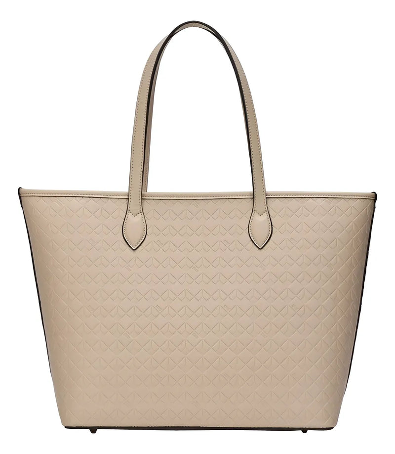 Bolsa Shopper Bege Santa Lolla Universitaria Grande Alça Fixa Mão