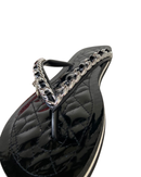 Chinelo Flip Flop Verniz Black