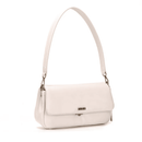 Bolsa Baguete Soft Média Off White Alça Dupla