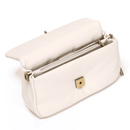 Bolsa Baguete Soft Média Off White Alça Dupla