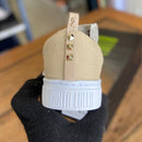 Tênis Slip On Linho Copacabana Bege Spikes