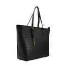 Bolsa Shopper Preto Santa Lolla Universitaria Grande Alça Fixa Mão