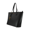 Bolsa Shopper Preto Santa Lolla Universitaria Grande Alça Fixa Mão