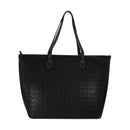 Bolsa Shopper Preto Santa Lolla Universitaria Grande Alça Fixa Mão