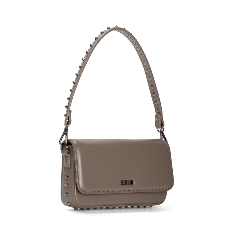 Bolsa Pequena Soft Cinza Alça De Ombro