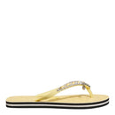 Chinelo Santa Lolla Amarelo Verniz Correntes