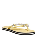 Chinelo Santa Lolla Amarelo Verniz Correntes