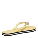 Chinelo Santa Lolla Amarelo Verniz Correntes