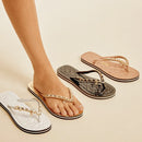 Chinelo Flip Flop Borracha Corrente Tiras Finas Preto