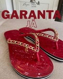 Flip Flop Verniz Vermelho Eletric Red