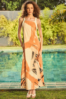 Vestido Longo com Estampa Exclusiva em Viscose