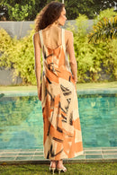 Vestido Longo com Estampa Exclusiva em Viscose